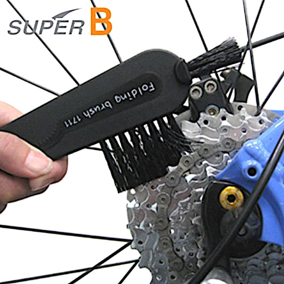 Super B Bike Chain & Sprocket Folding Brush TB-1711