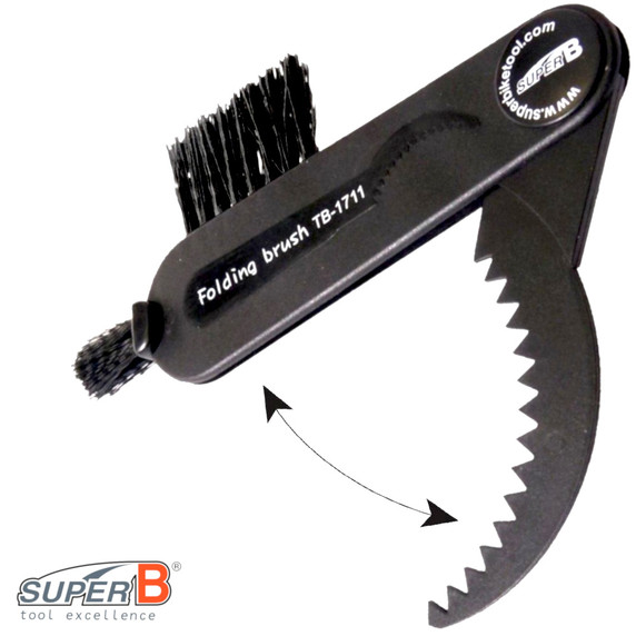 Super B Bike Chain & Sprocket Folding Brush TB-1711