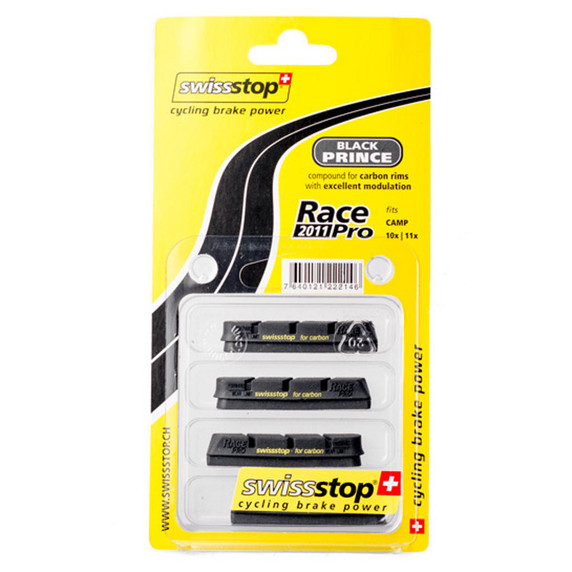 SwissStop Prince RacePro Brake Pads Black 2011 - Campagnolo