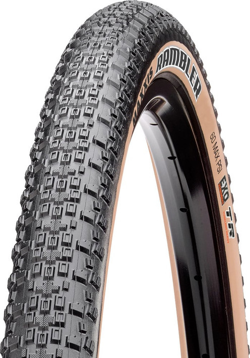 Maxxis Rambler 650x47B 60TPI EXO/TR Tanwall Folding Gravel Tyre