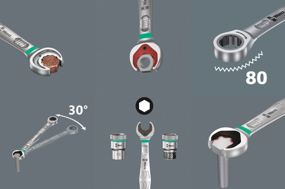 Wera 6000 Joker 8mm Ratchet Combination Wrench