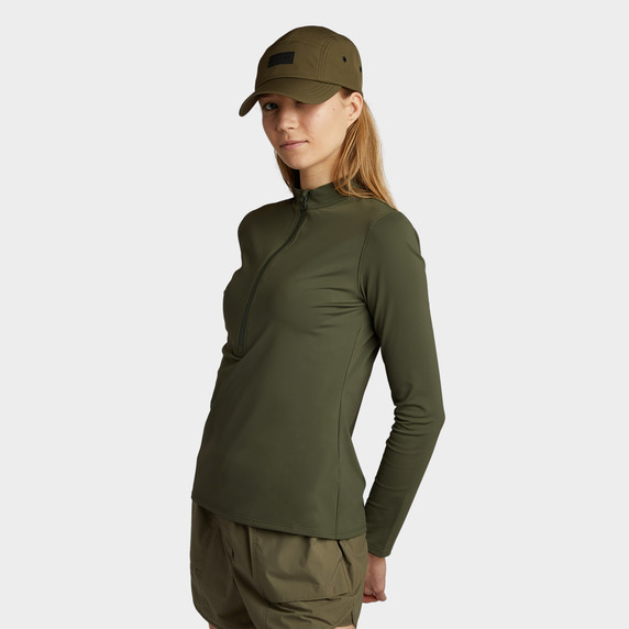 Tilley Womens Packable Adventure Sun Top Khaki