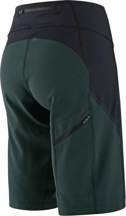 Troy Lee Designs Luxe Womens MTB Shorts Shell Steel Green