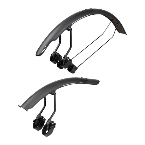 Topeak Tetrafender R1 & R2 Black Road Mudguard Set