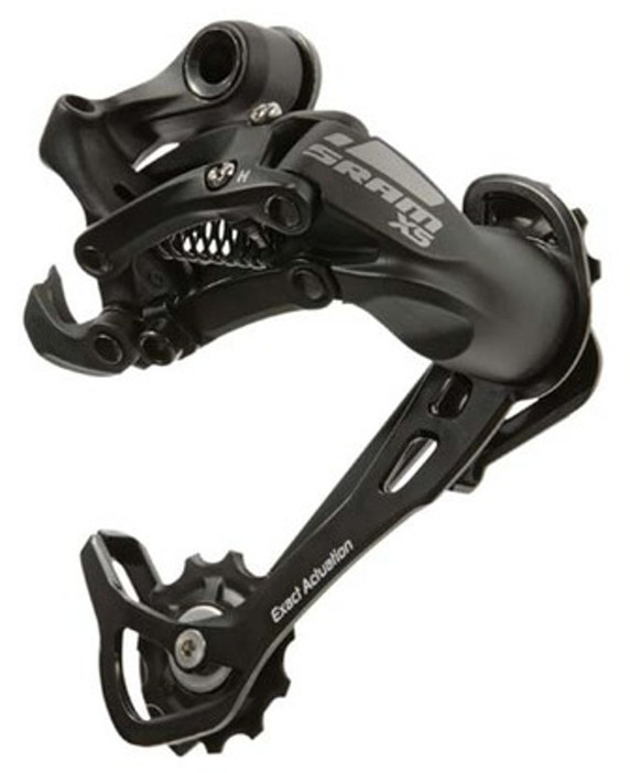 SRAM X5 12A 9sp Long Cage Alloy Rear Derailleur Black