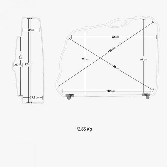 Scicon AeroTech Evolution x TSA Bicycle Transport Case