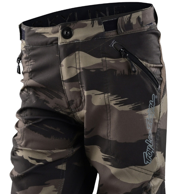 Troy Lee Designs Skyline Youth MTB Pants Brushed Camo MIlitary