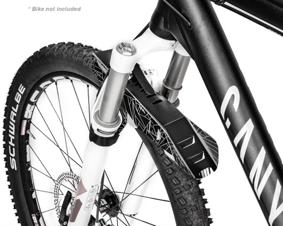 Topeak D-Flash FS Fork/Seat Stay Fender Black/White Origami