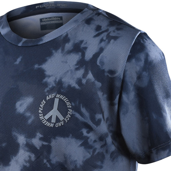 Troy Lee Designs Flowline Youth MTB LS Jersey Plot Charcoal