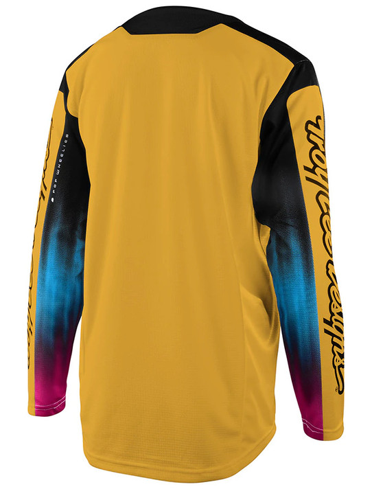 Troy Lee Designs Sprint Youth MTB LS Jersey Jet Fuel Golden