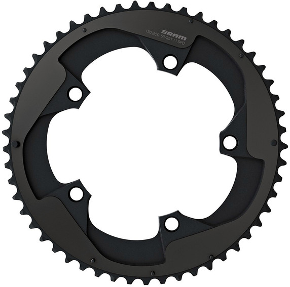 SRAM Red 11 Speed 130 BCD 2-Pin B2 Road Chainring Black 53T