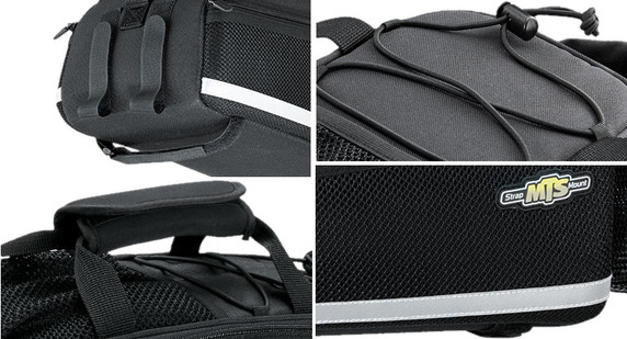 Topeak MTS Trunk Bag EX 8L Rear Rack Bag Black