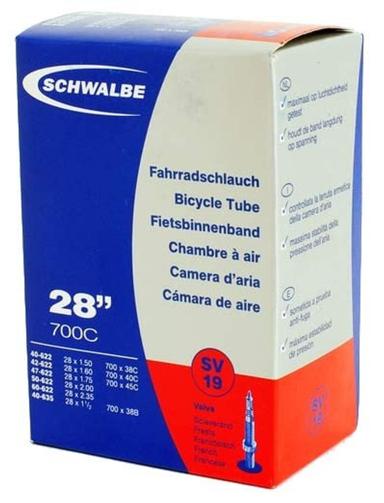 Schwalbe 700x38-45c SV19 220g 40mm Presta Valve Tube