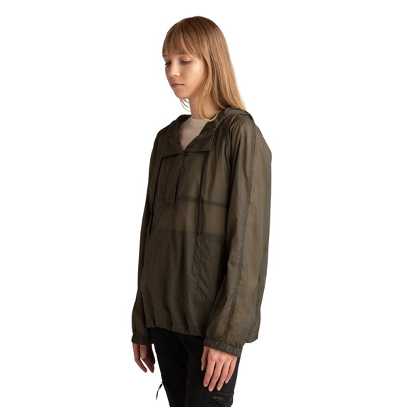 Tilley Womens Lightweight Ripstop Anorak Khaki Green