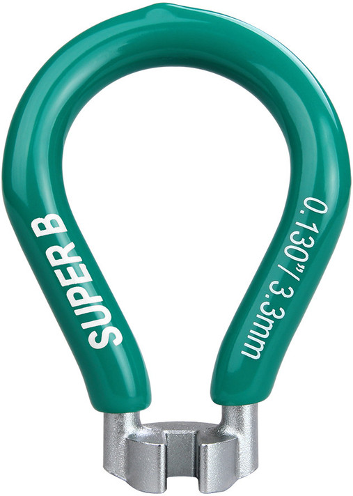 Super B Spoke Wrench 3.3mm Green