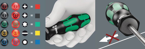 Wera 354 5mm Hex Head 80mm Screwdriver