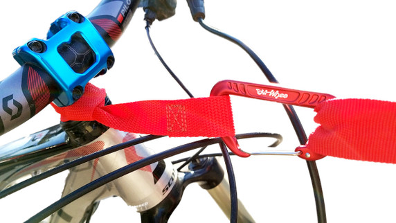 TowWhee Quick Loop With Carabiner Red