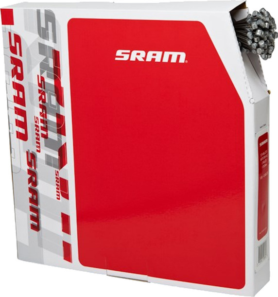 SRAM PitStop Stainless Steel 1750mm Road Bike Brake Inner Cables (100 Pack)