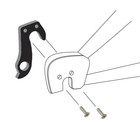 Dropout Derailleur Hanger 167 for Giant