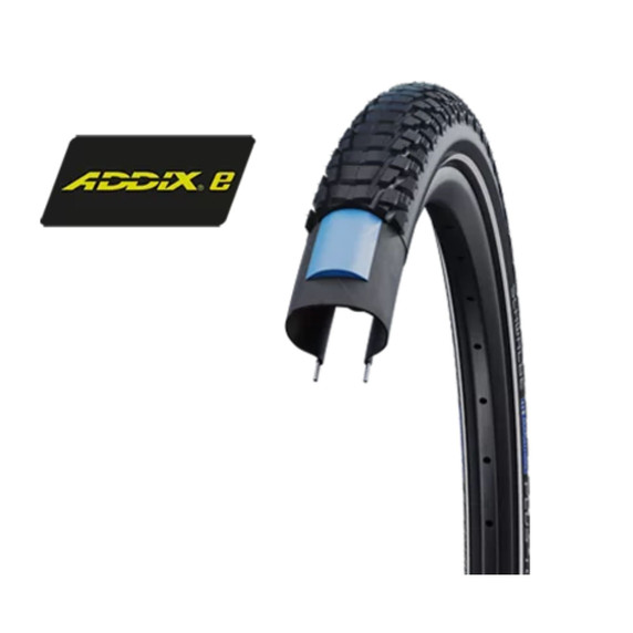 Schwalbe Marathon Plus Smartguard Reflective Wall 26x2" Addix Performance Compound Bead MTB Tyre