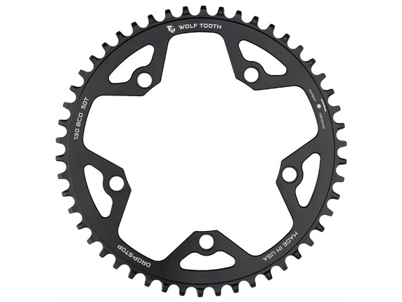 Wolf Tooth 130 BCD Gravel/CX/Road Chainrings Drop-Stop B 48T
