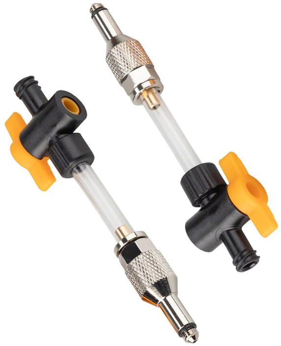 Jagwire Elite DOT Bleed Kit Adapters with 1/4 Turn Valves