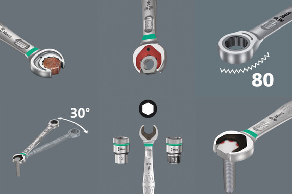 Wera 6000 Joker 15mm Ratchet Combination Wrench
