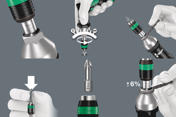 Wera 7442 Pistol Handle Adjustable Torque Hex Driver