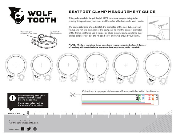 Wolf Tooth Seatpost Clamp 34.9mm