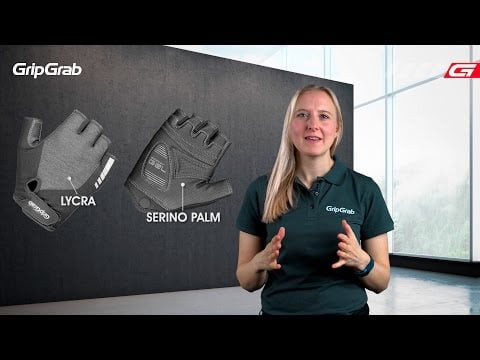 GripGrab ProGel Fingerless Womens Gloves Grey