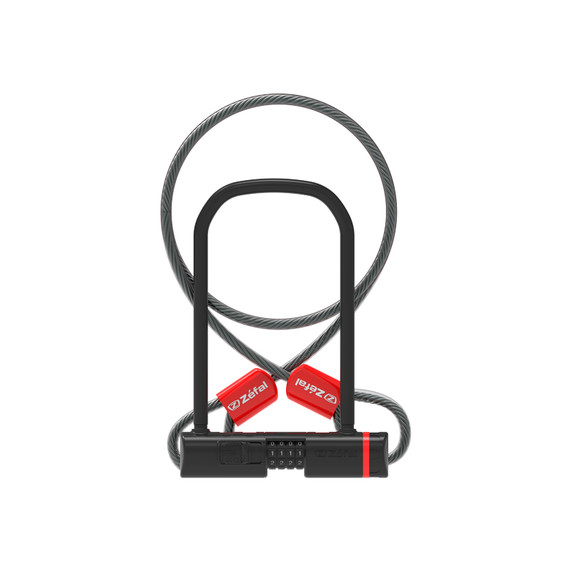 Zefal K-Traz U11 U Bike Lock With Code And Cable Black