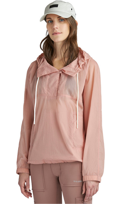 Tilley Womens Lightweight Ripstop Anorak Light Pink