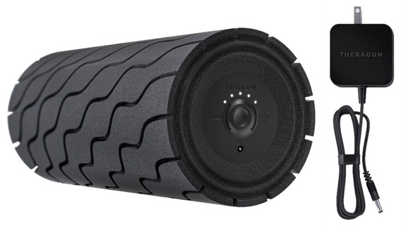 Therabody 30cm Vibrating Wave Roller Black