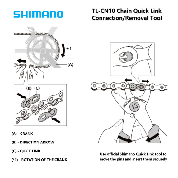 Shimano TL-CN10 Chain Quick Link Connection/Removal Tool