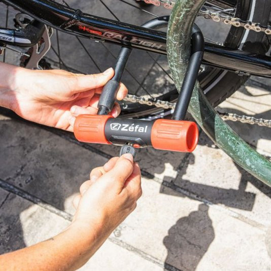 Zefal K-Traz U11 U Bike Lock With Key Small Black