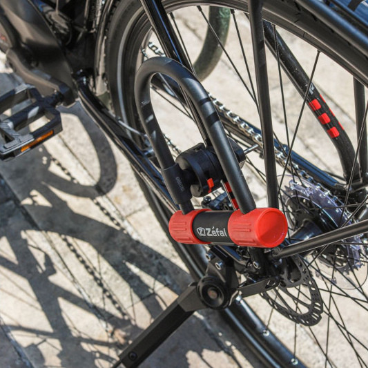 Zefal K-Traz U11 U Bike Lock With Key Small Black