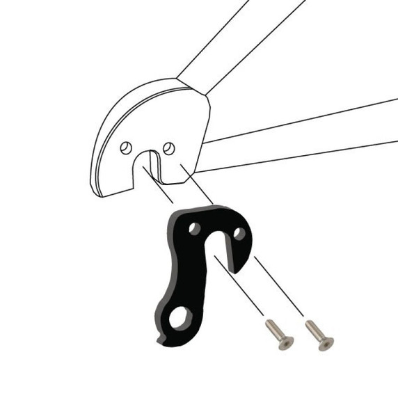 Dropout Derailleur Hanger 133 for Raleigh