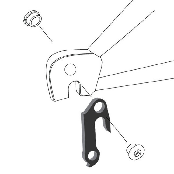 Dropout Derailleur Hanger 125 for Commencal