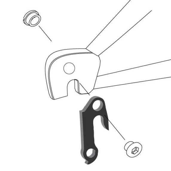 Dropout Derailleur Hanger 125 for Commencal