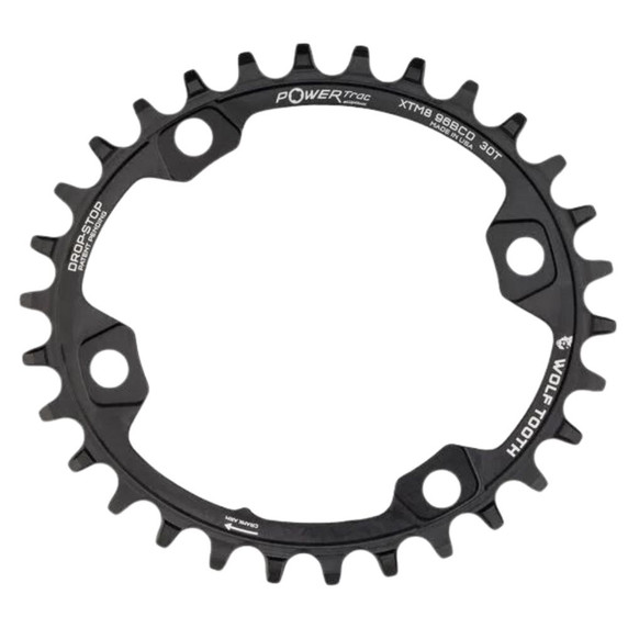 Wolf Tooth Elliptical 96mm BCD Chainring for Shimano XT8000 30T
