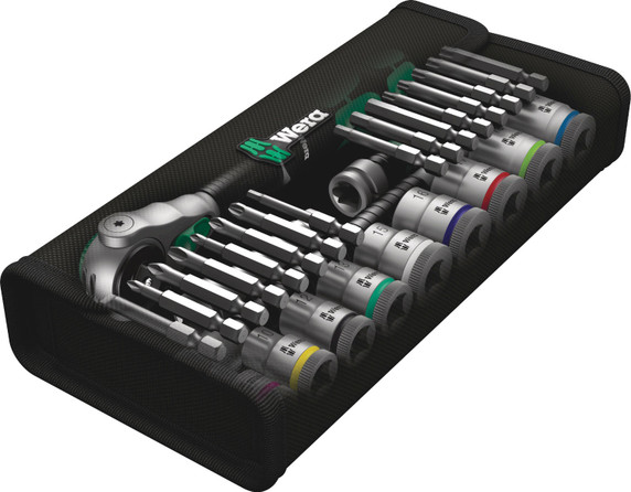 Wera 28 Piece Metric 3/8" Drive Zyklop Speed Ratchet Set