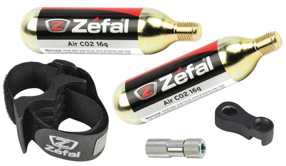 Zefal CO2 Inflator Kit with 2 x 16g Cartridges