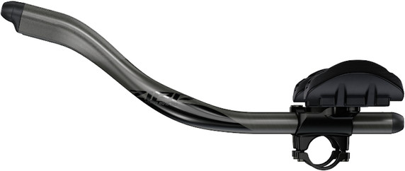 Zipp Vuka Evo110 Carbon AeroBar Extensions w/Below Mount Clip Carbon Black/Gloss Black