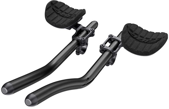 Zipp Vuka Race Aluminium Aerobar Extensions w/Above Mount Clip Bead Blast Black/Gloss Black