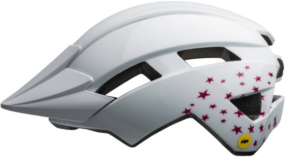 Bell Sidetrack II MIPS Child Helmet Gloss White/Stars Unisize