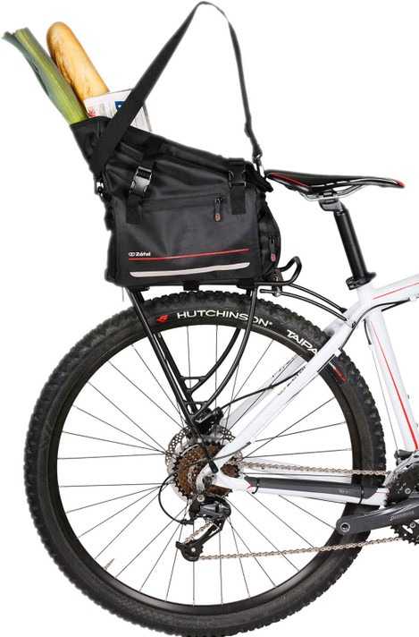 Zefal Z Traveller 60 Rear Rack Bag 20L Black/Red