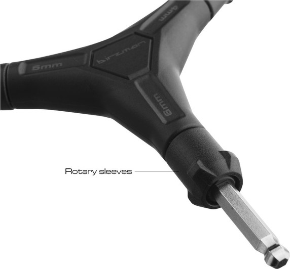 Birzman Y-Grip S 4/5/6mm Hex Ball End Key