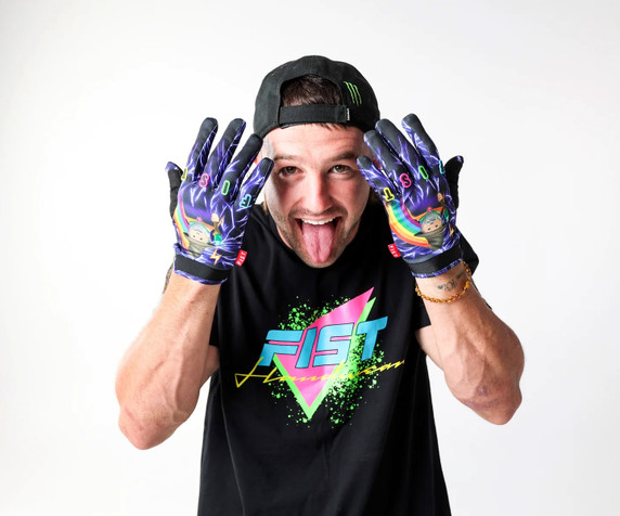 Fist Harry Bink Emoji MTB Gloves