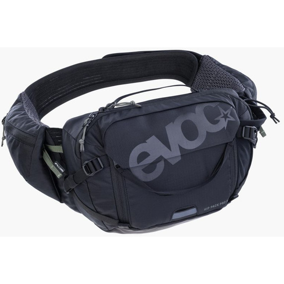 EVOC Hip Pack Pro 3 w/1.5L Hydration Bladder Black 3L + 1.5L
