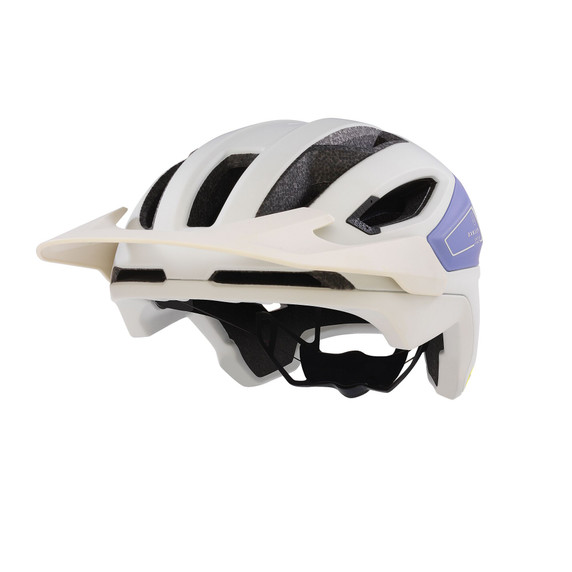 Oakley DRT3 Trail MTB Open Face Helmet Matte Clear Grey 2 Lilac